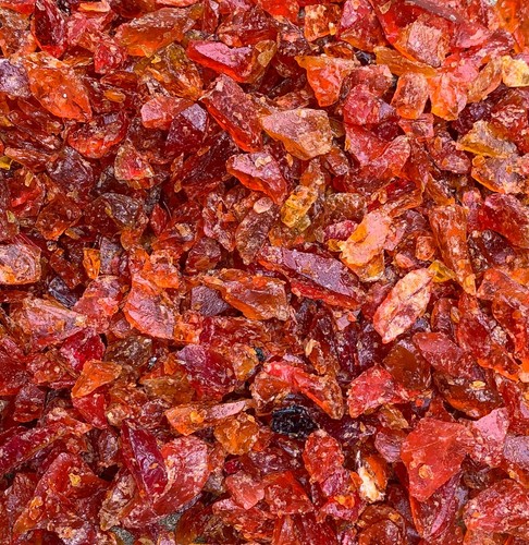 Crushed glass chippings - glass, garden