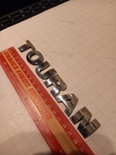 Genuine VW 'Touran ' Chrome Plastic Rear Badge Letters 