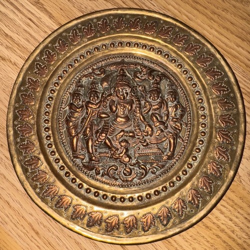 Antique indian copper - antique, repousse
