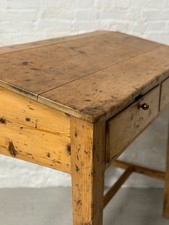 Antique Pine High Work Table /