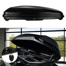 Car Roof Box Gloss Black Finish - 320 Litre Capacity 90 kg LOW PRICE Upgraded