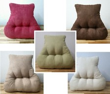 Back Support Lumbar Cushion Faux Suede Pain Relief Armchair Car Office 