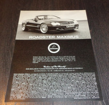 Carlsson Mercedes SL R230 Advertising (2001)