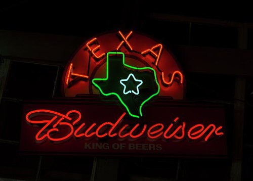 Photo texas budweiser neon - photo:texas,
