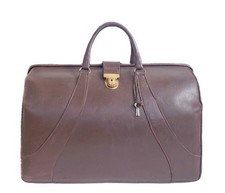 LARGE BROWN  LEATHER HOMA