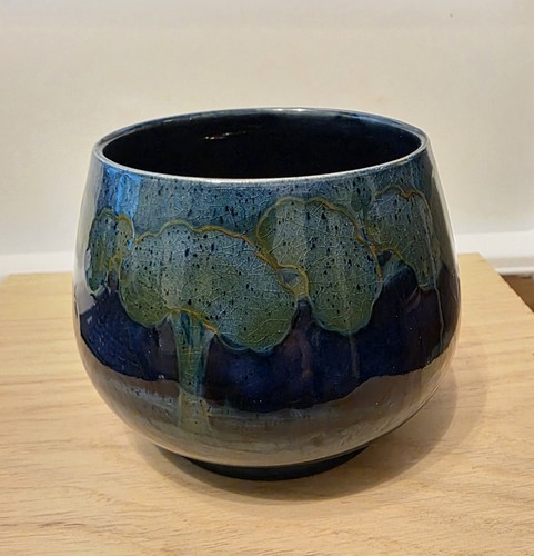 Moorcroft moonlit vase rare - moorcroft,