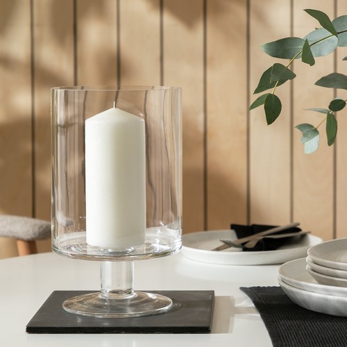 Home large hurricane candle - home,