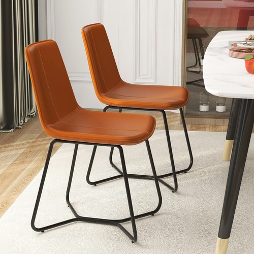 Vintage faux leather dining - faux,