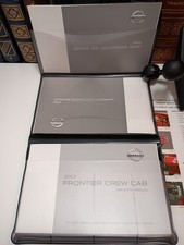 2002 Nissan Frontier Owners Manual Factory OEM w/ case & books CREW CAB