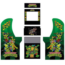Arcade 1UP Cabinet graphics / artwork full cabinet - 90's Turtles theme