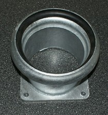 6" Bauer female coupling square flange bolt on piece slurry tanker galvanised