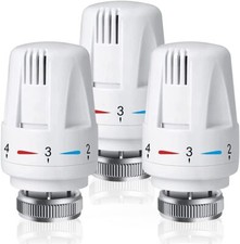 3pcs Radiator Thermostatic Head Heater Control Thermostat Heating Valve Tool