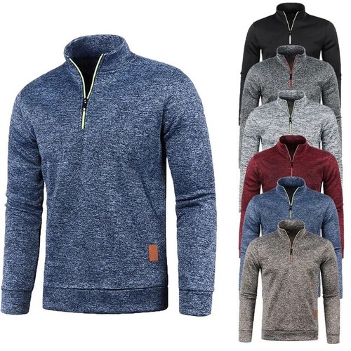 Mens high neck jumper - neck, blouse