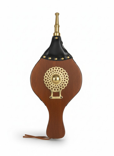 Genuine antique leather fire - antique,
