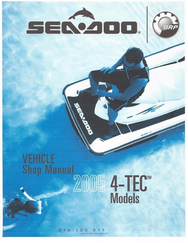 Sea doo vehicle service - service, manual