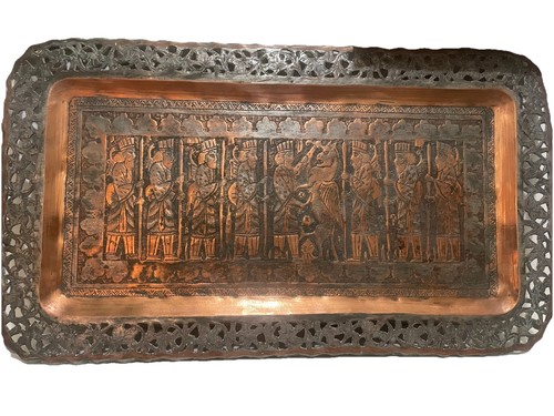 Vintage heavy tray old - tray, soldier