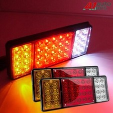 12v 36 Led Rear Tail Lights Lamp Pair 4 Function Trailer Caravan Truck Lorry UK