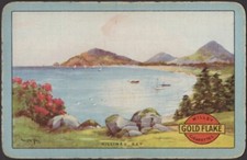 Playing Cards Single Card Old Vintage * GOLD FLAKE CIGARETTES Smoking KILLINEY A