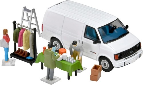 Tomica flea market with - flea,