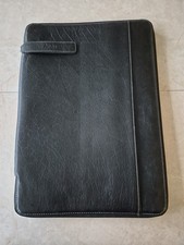 Filofax Leather A4 Black zipped folder