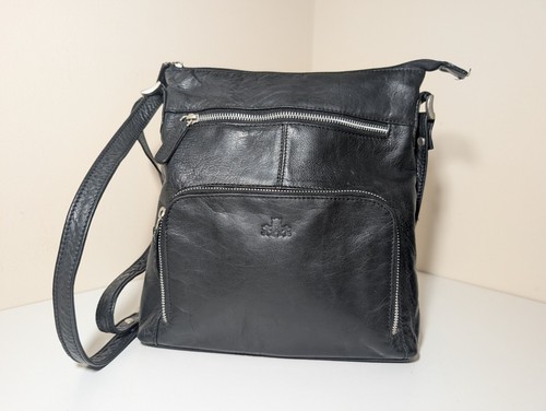 Rowallan black leather - black,