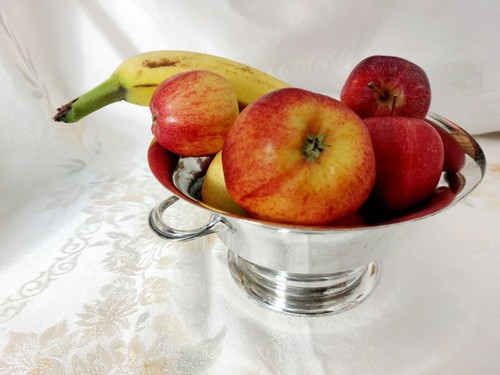 Antique silverplated fruit - antique,