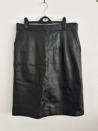 Vintage black real leather - vintage,