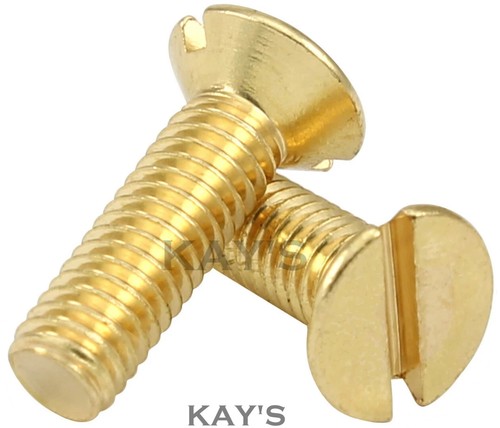 M6 solid brass - m4,