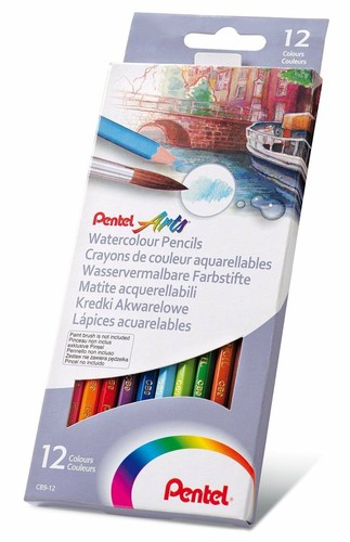 Pentel watercolour pencils - watercolour,