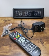 Electronic Gym Wall Stopwatch Clock LED Alarm Interval Timer Clock Multifunction