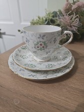 Rare ABJ Grafton Fine Bone China Tea Cup Trio RGR7176 Circa 1935