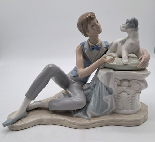 Lladro nao boy talking - lladro,