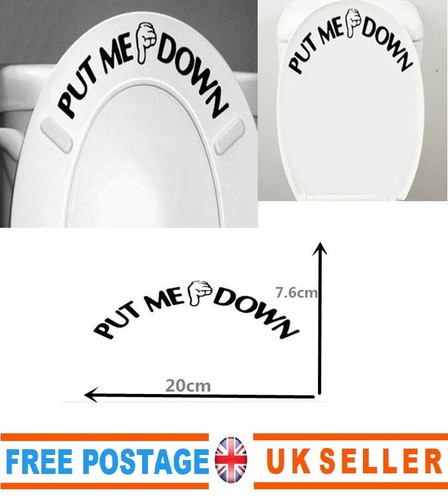 Toilet seat put down - toilet,