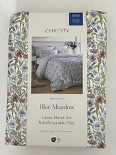 Christy Blue Meadow Super King