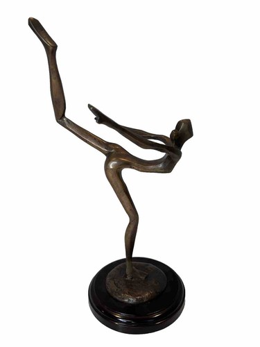 Vintage bronze ballerina - vintage,