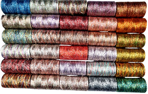 Metallic embroidery spools - metallic,