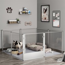 XXL Dog Playpen Clear Animal