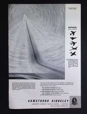 Original 1954 Advert – Armstrong Siddeley “Sapphire” Jet Engine – The Aeroplane,