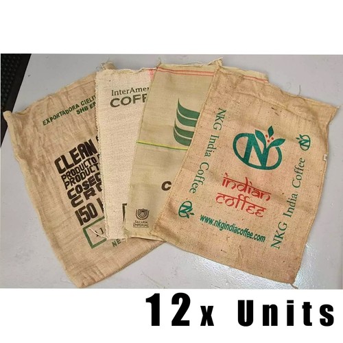Empty jute coffee sacks - empty,