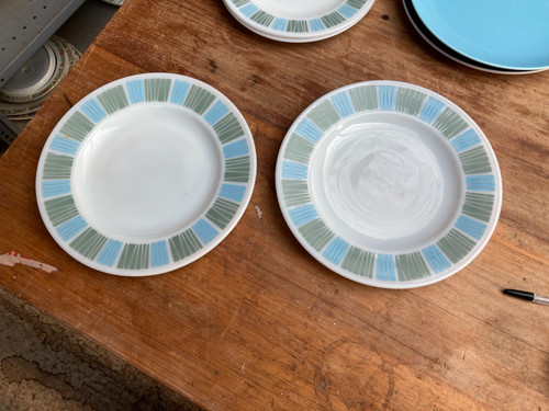 Pyrex jaj matchmaker plates - pyrex,