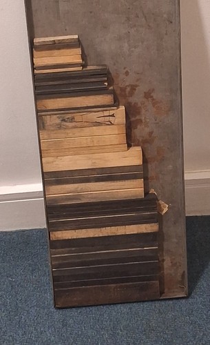 Letterpress furniture wooden - letterpress,