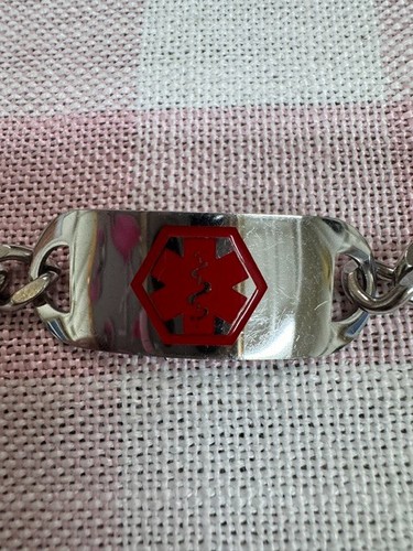 Medical alert bracelet - alert,