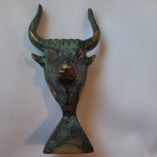 Minoan Bull mini Bronze Head -