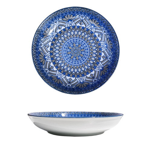 Plate bowl set blue - set, crockery