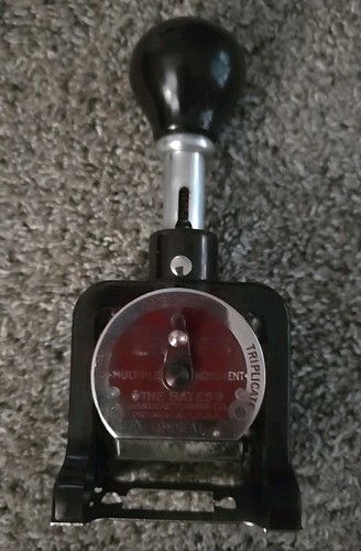 Vintage bates numbering - vintage,