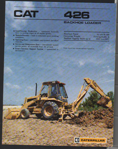 1987 caterpillar 426 - 1987, "426"