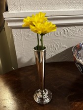 Sterling Silver Trumpet Vase