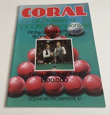 Coral - UK Snooker Championship - Programme - Preston - 1984 (63)