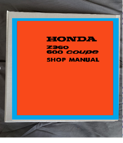 Honda car z360 z600 coupe - honda,