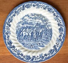 MYOTTS COUNTRY LIFE BLUE & WHITE DINNER PLATE X 1